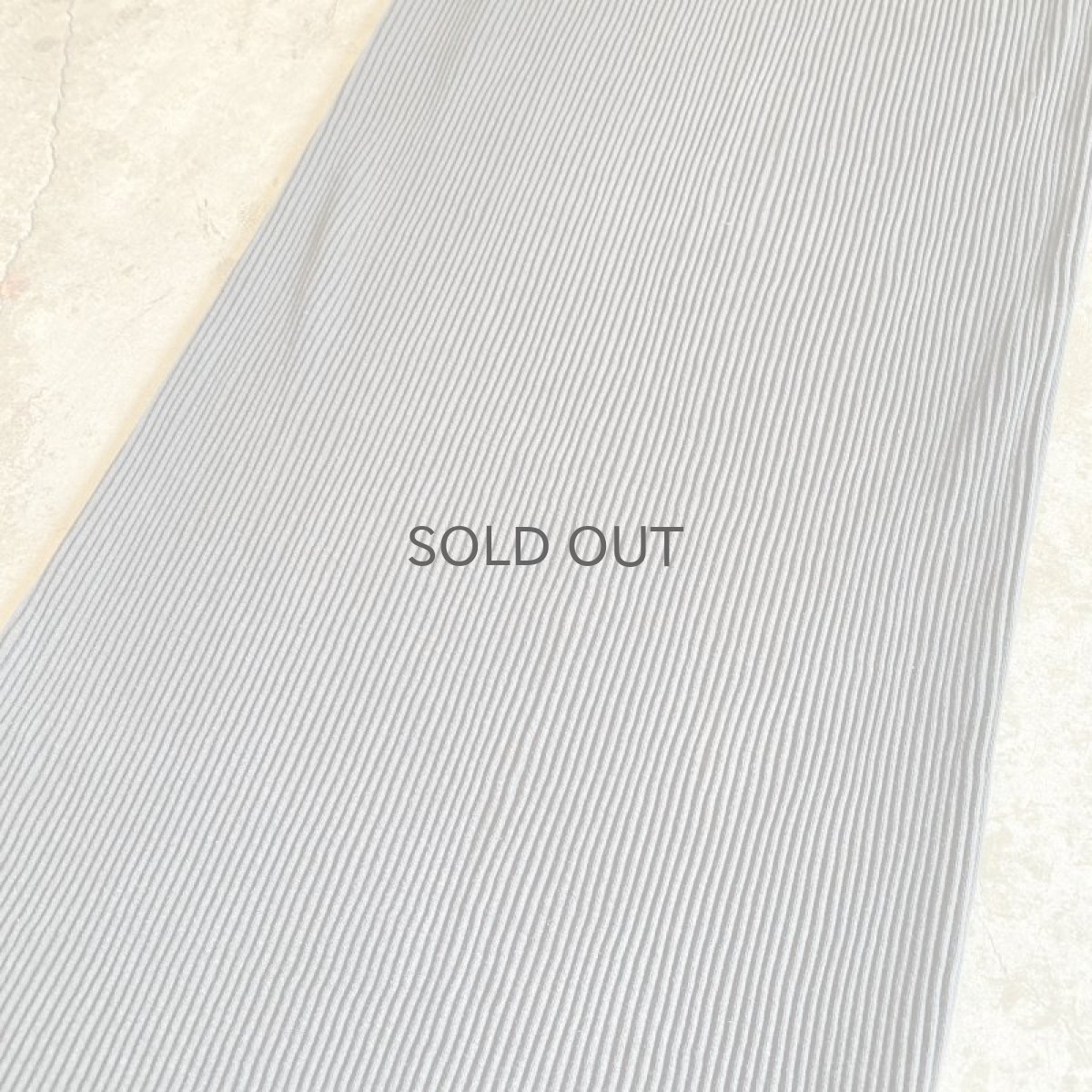 画像8: BLACK COLOR RIB KNIT LONG DESIGN SKIRT / W24~W35 (8)