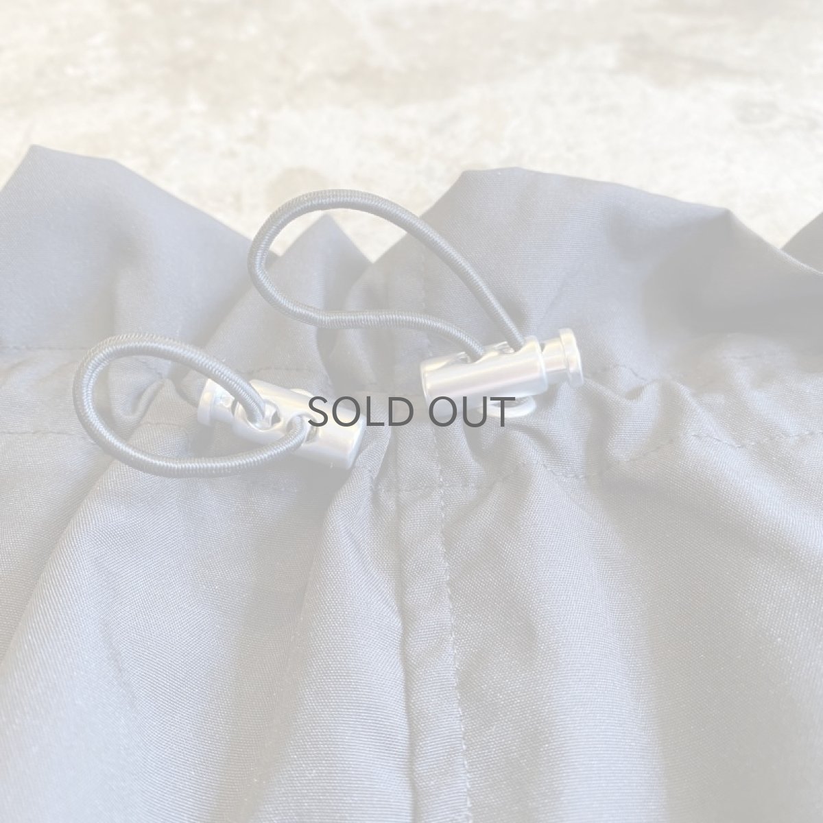 画像6: BACK SLIT NYLON CARGO DESIGN LONG SKIRT / FREE~W35 (6)