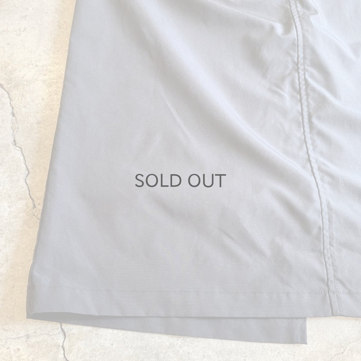 画像5: BACK SLIT NYLON CARGO DESIGN LONG SKIRT / FREE~W35 (5)