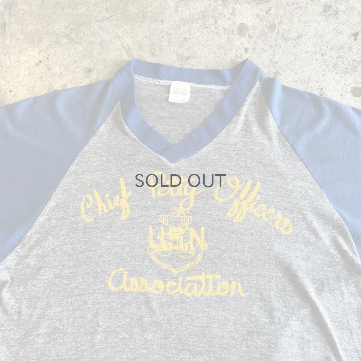 画像8: OLD BI COLOR FRONT PRINTED DESIGN L/S RAGLAN SLEEVE TOPS / Ladies M (XL) / MADE IN USA (8)