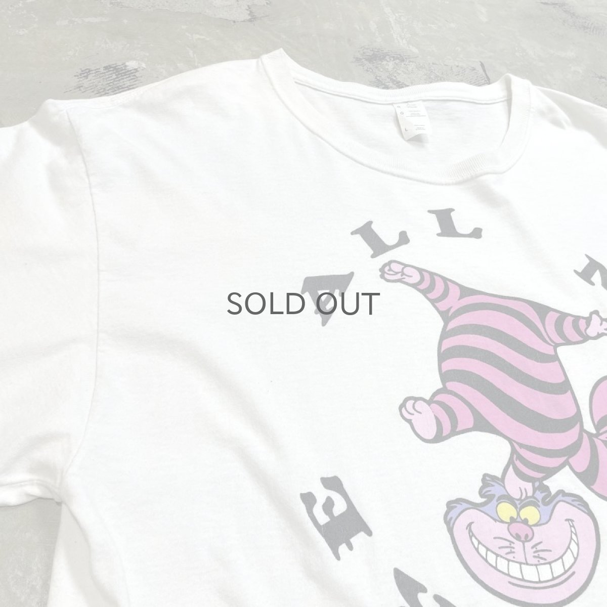画像3: CHESHIRE CAT FRONT PRINTED S/S TEE / Mens L (3)