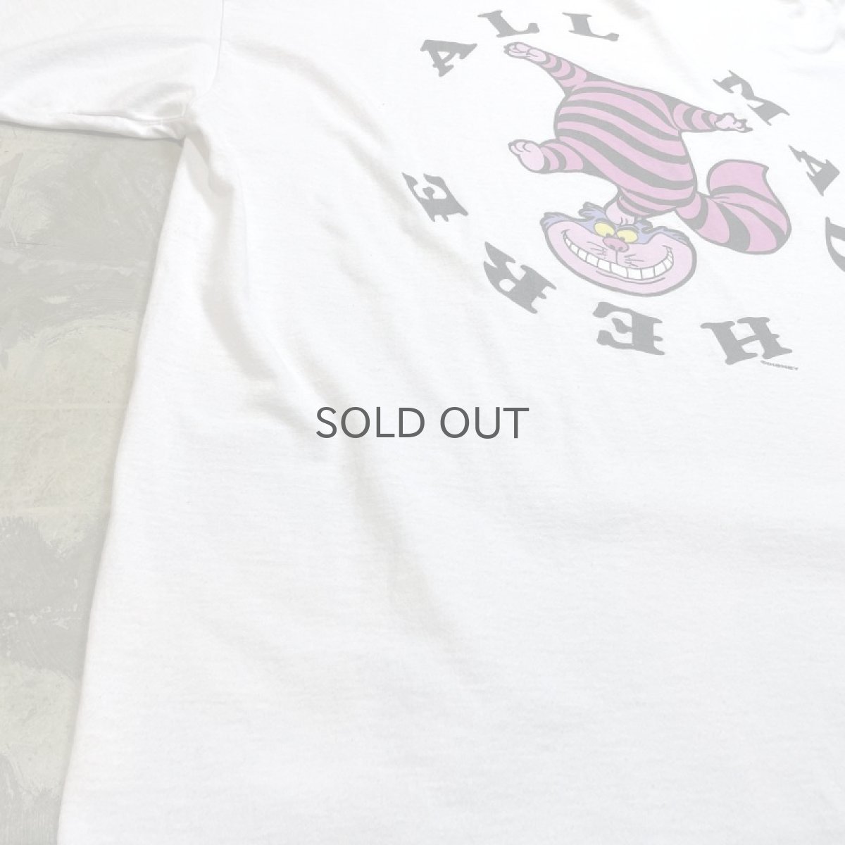 画像5: CHESHIRE CAT FRONT PRINTED S/S TEE / Mens L (5)