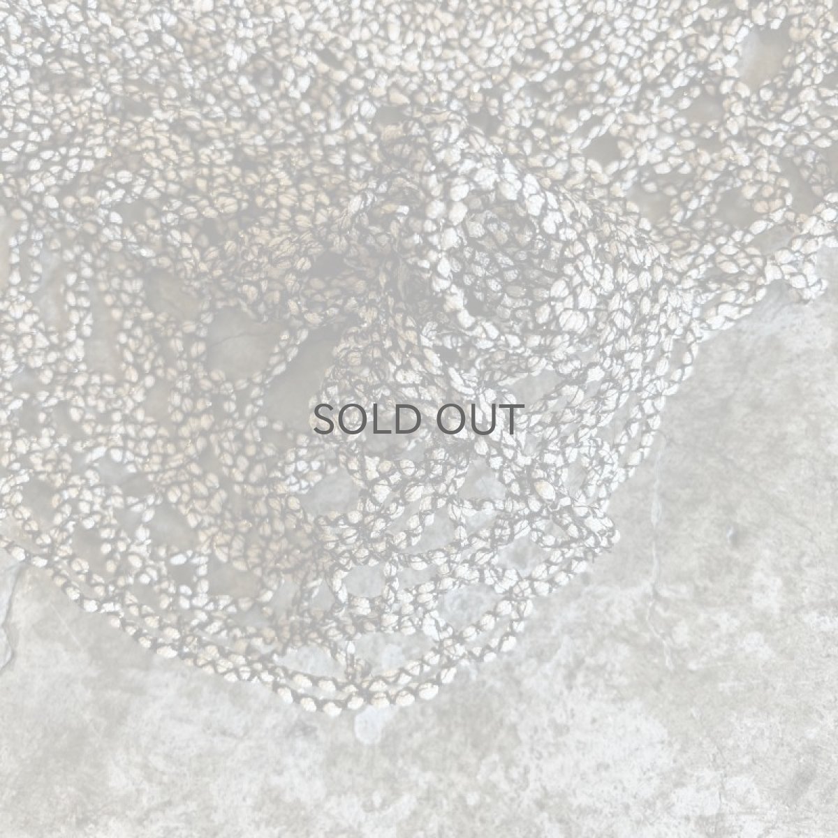 画像5: MONOCHROME REEF PATTERN CROCHET DESIGN  VEST / Ladies M (5)