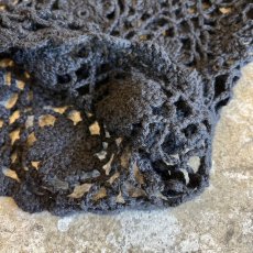 画像5: ALL OVER FLOWER PATTERN CROCHET DESIGN S/S SHIRT / Ladies M (5)