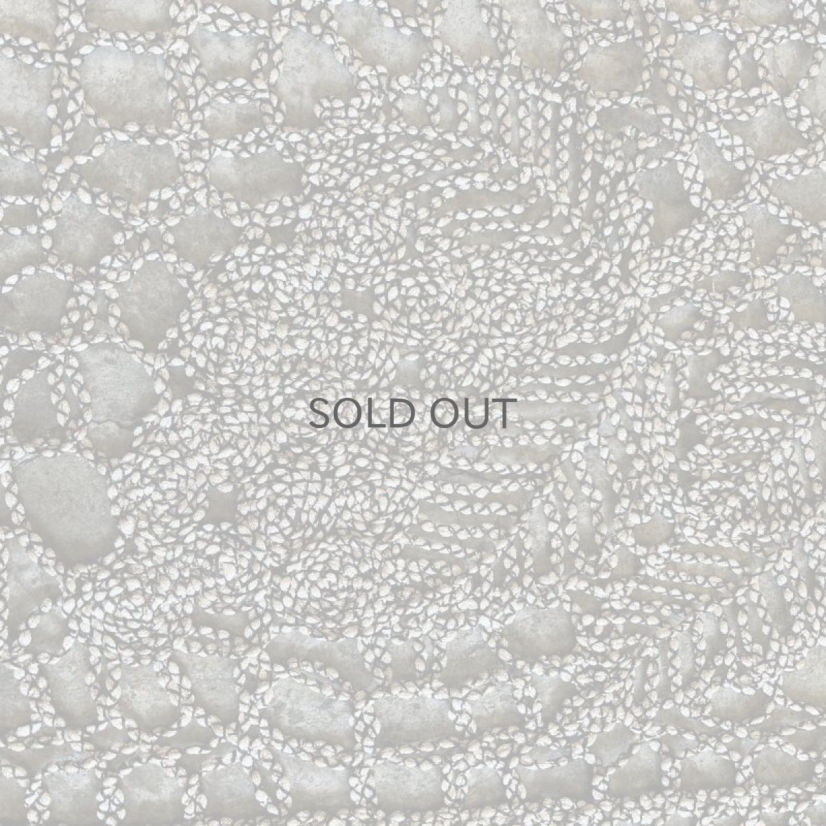 画像10: MONOCHROME REEF PATTERN CROCHET DESIGN  VEST / Ladies M (10)