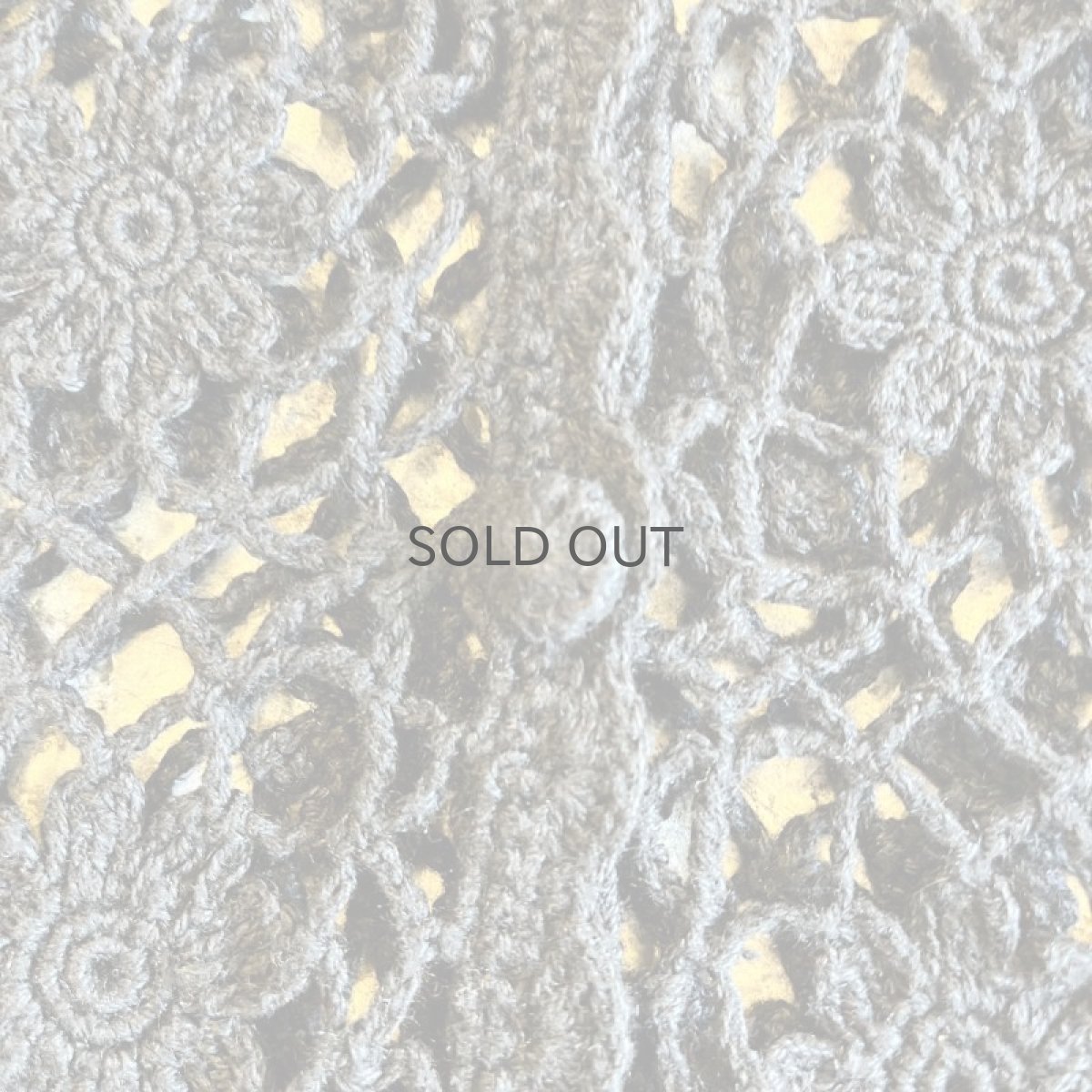 画像8: ALL OVER FLOWER PATTERN CROCHET DESIGN S/S SHIRT / Ladies M (8)