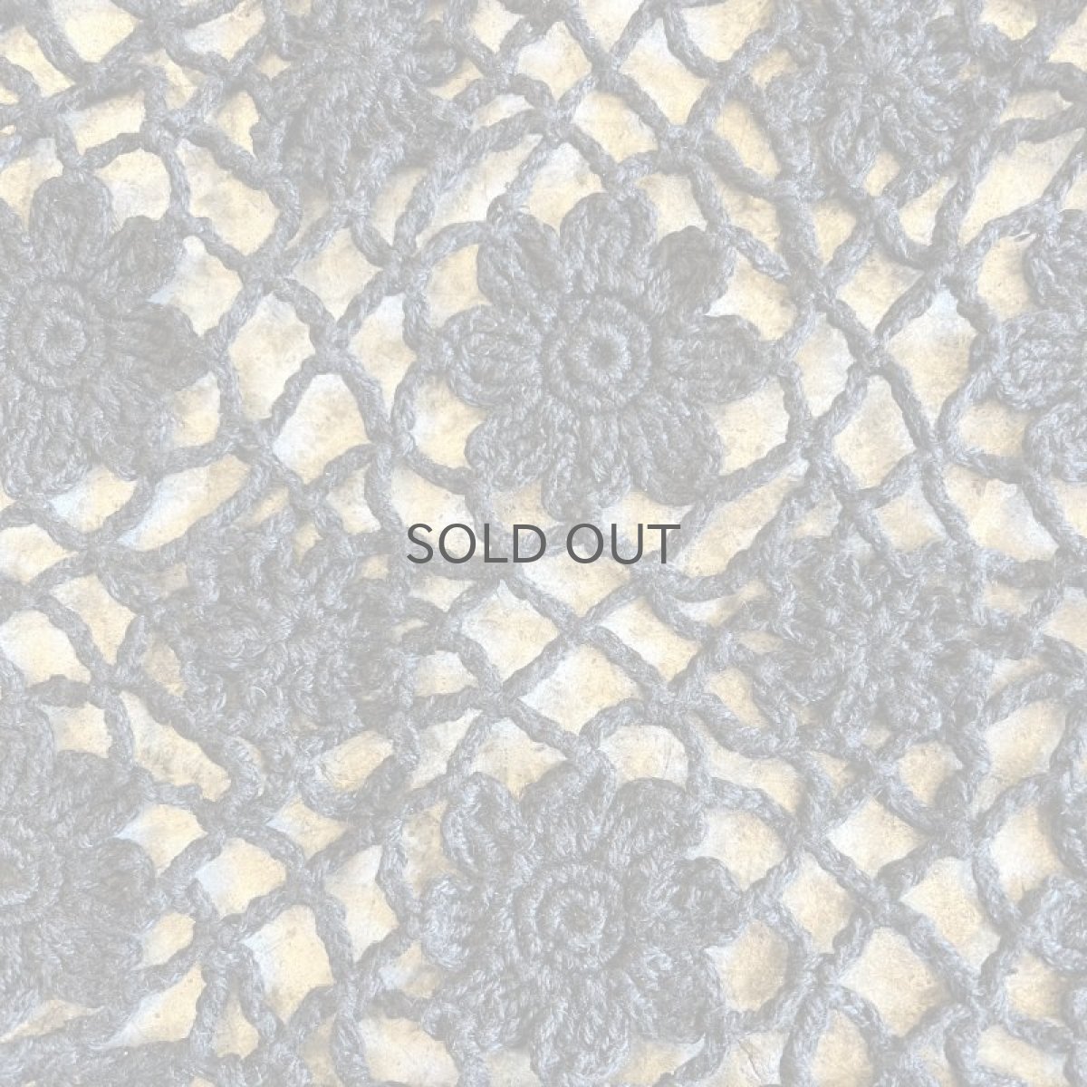 画像9: ALL OVER FLOWER PATTERN CROCHET DESIGN S/S SHIRT / Ladies M (9)