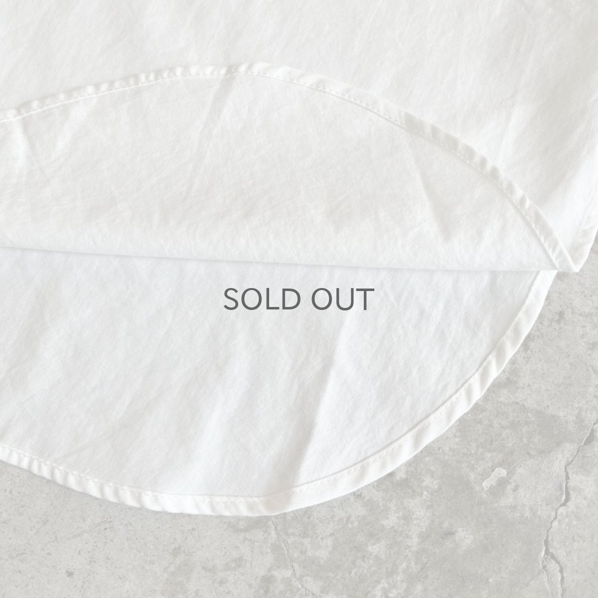 画像5: WHITE COLOR STANDING COLLAR DESIGN SAILOR S/S TOPS / Ladies M (5)