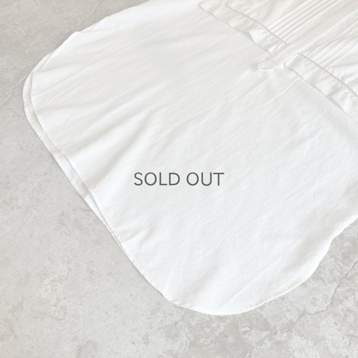 画像4: WHITE COLOR STANDING COLLAR DESIGN SAILOR S/S TOPS / Ladies M (4)