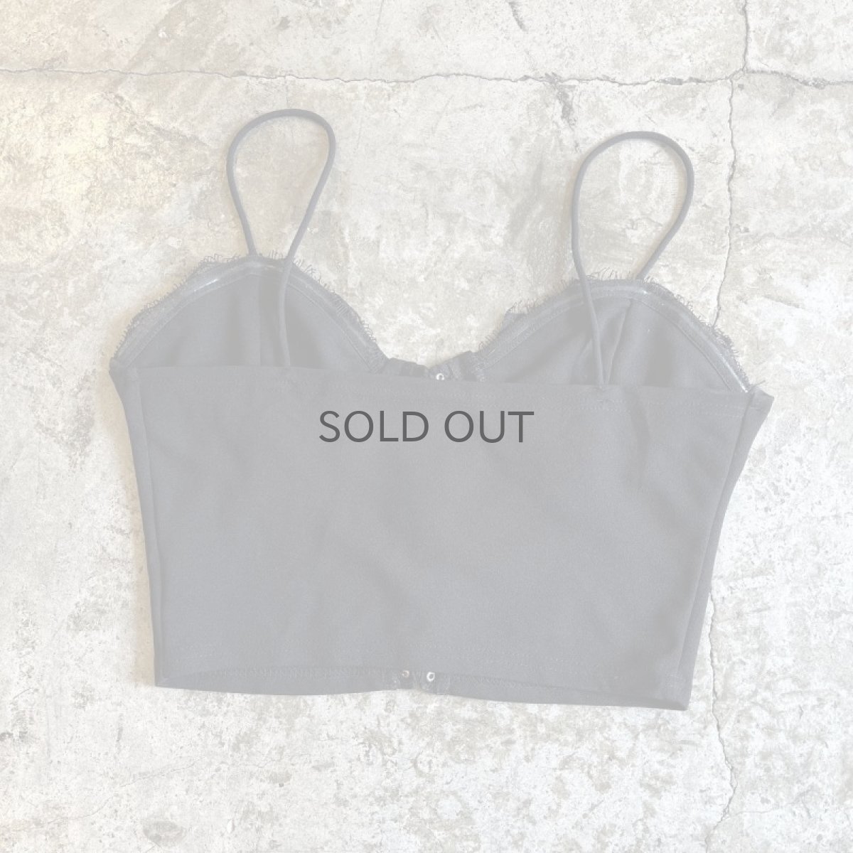 画像2: BLACK COLOR FRONT HOOK DESIGN BUSTIER / Ladies S(37)  (2)