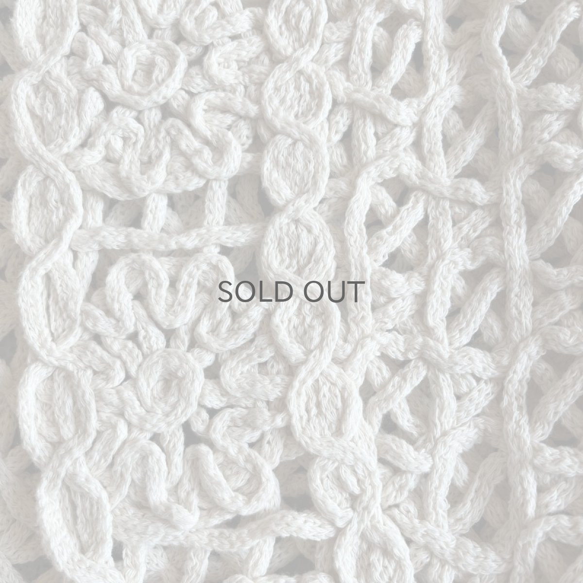 画像9: IVORY COLOR FLOWER PATTERN CROCHET DESIGN VEST / Ladies S (9)