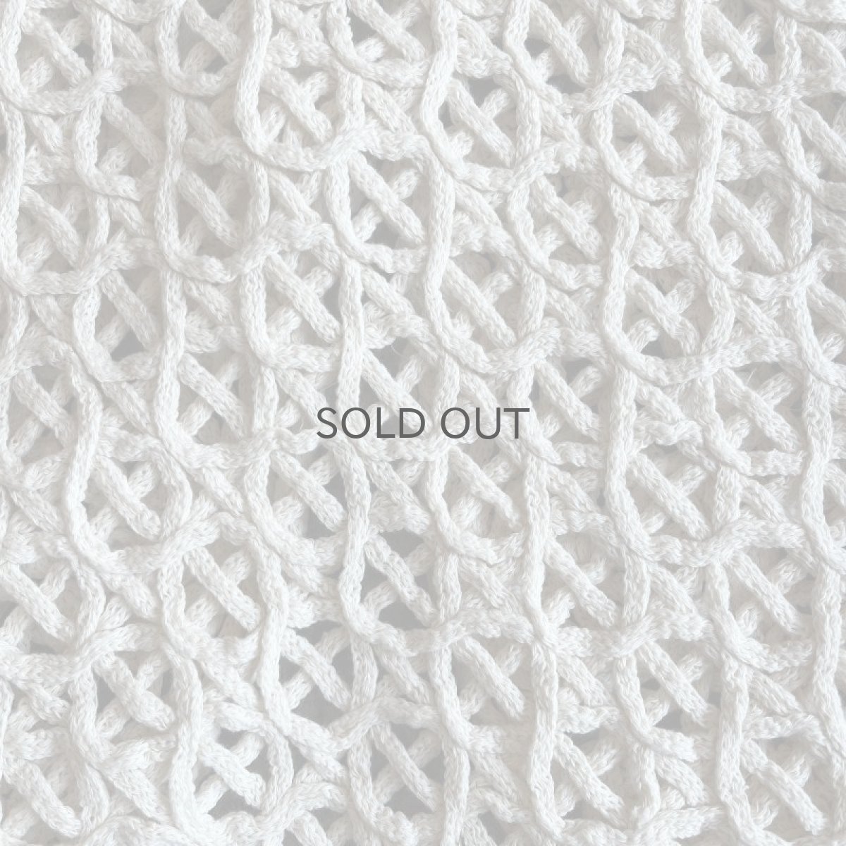 画像10: IVORY COLOR FLOWER PATTERN CROCHET DESIGN VEST / Ladies S (10)