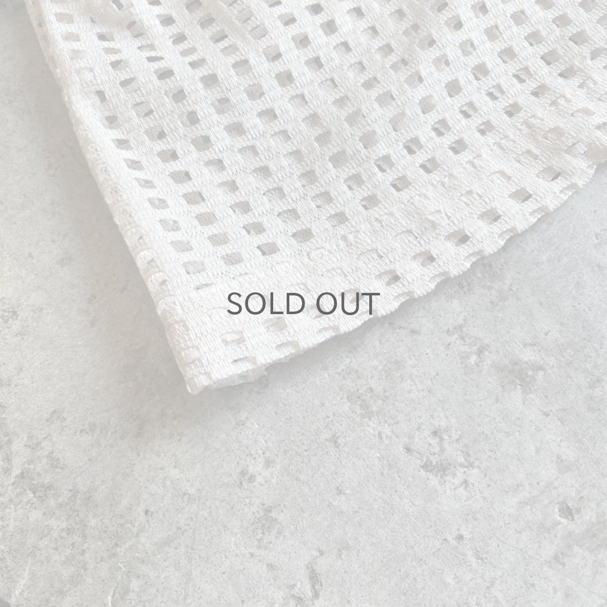 画像3: MESH PATTERN SHORT DESIGN S/S SHIRT / Ladies M (3)