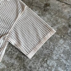 画像6: MESH PATTERN SHORT DESIGN S/S SHIRT / Ladies M (6)