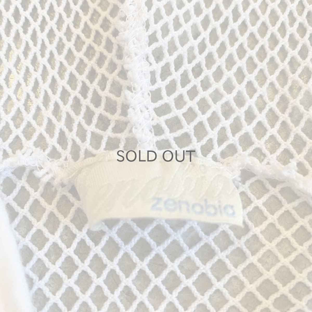 画像11: WHITE COLOR MESH DESIGN ZIP UP HOODIE / Ladies M (11)