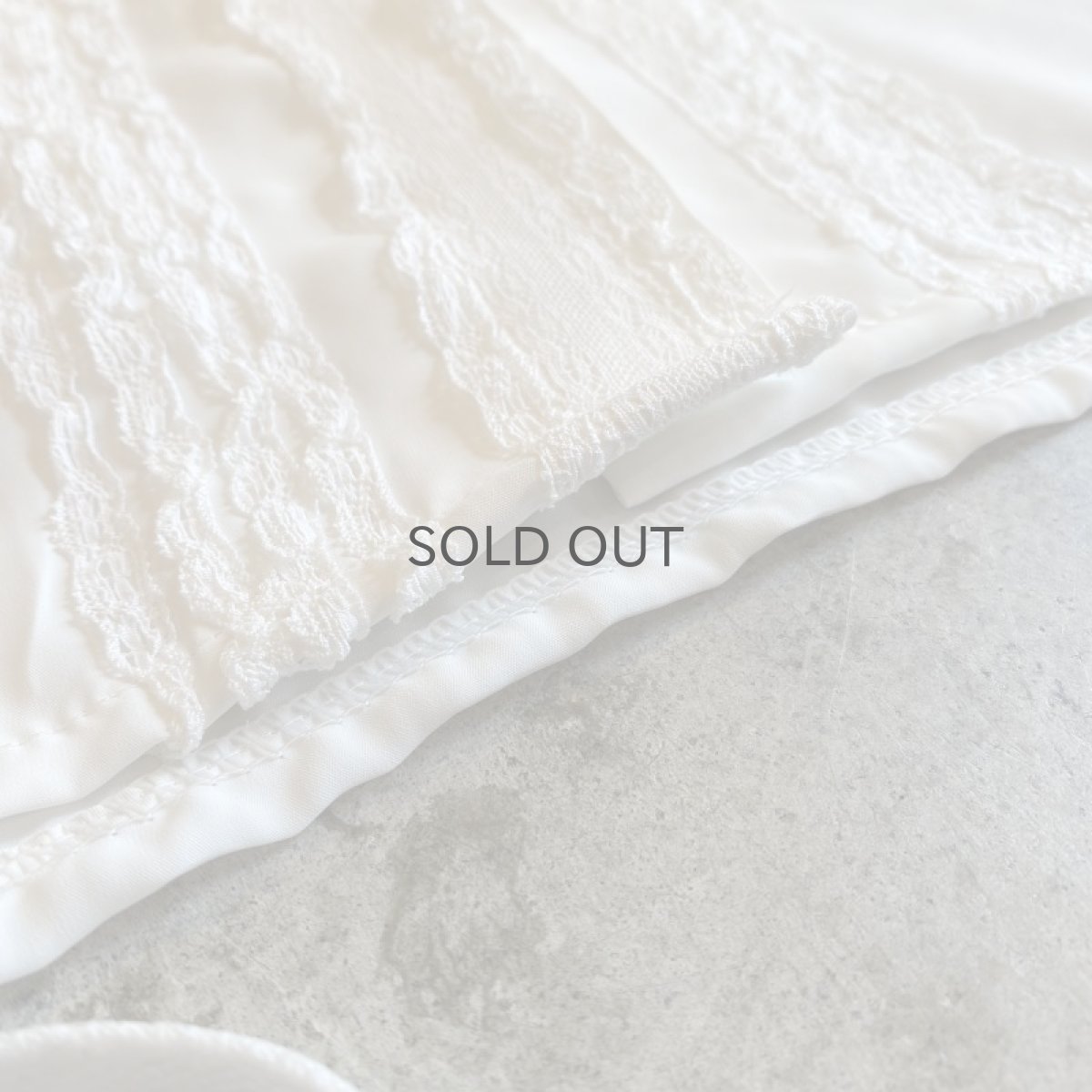 画像11: POINT LACE SHORT DESIGN COLLAR VEST / Ladies M (11)