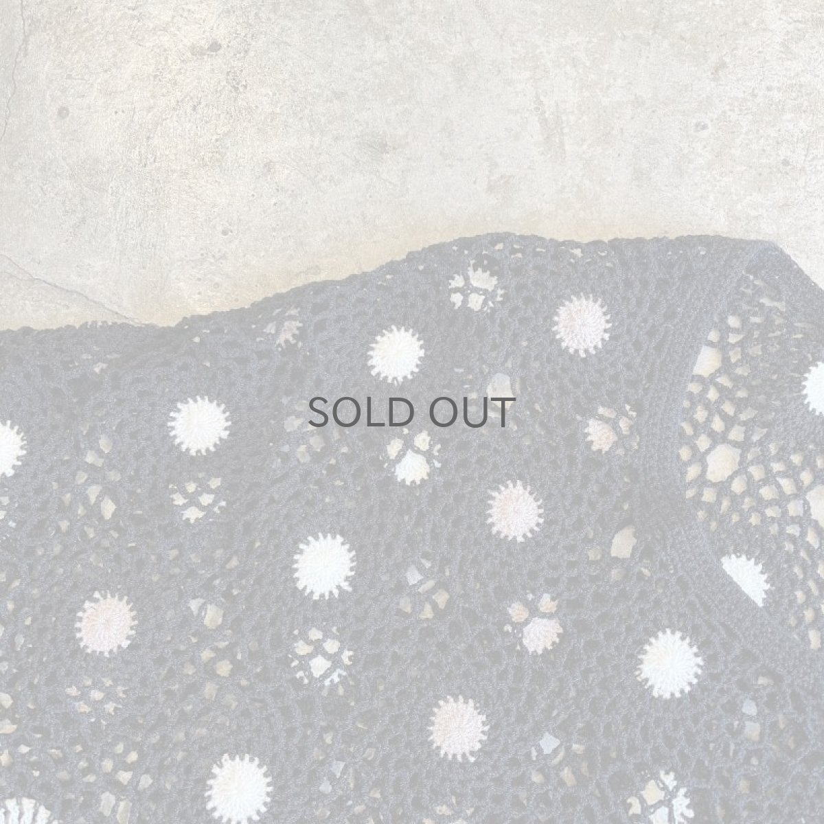 画像8: MIX COLOR FLOWER CROCHET PATTERN WAIST DESIGN S/S TOPS / Ladies M(11) (8)