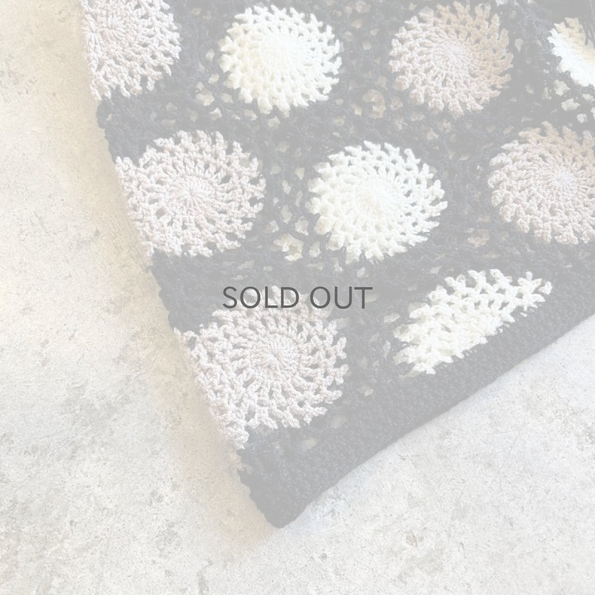 画像3: MIX COLOR FLOWER CROCHET PATTERN WAIST DESIGN S/S TOPS / Ladies M(11) (3)