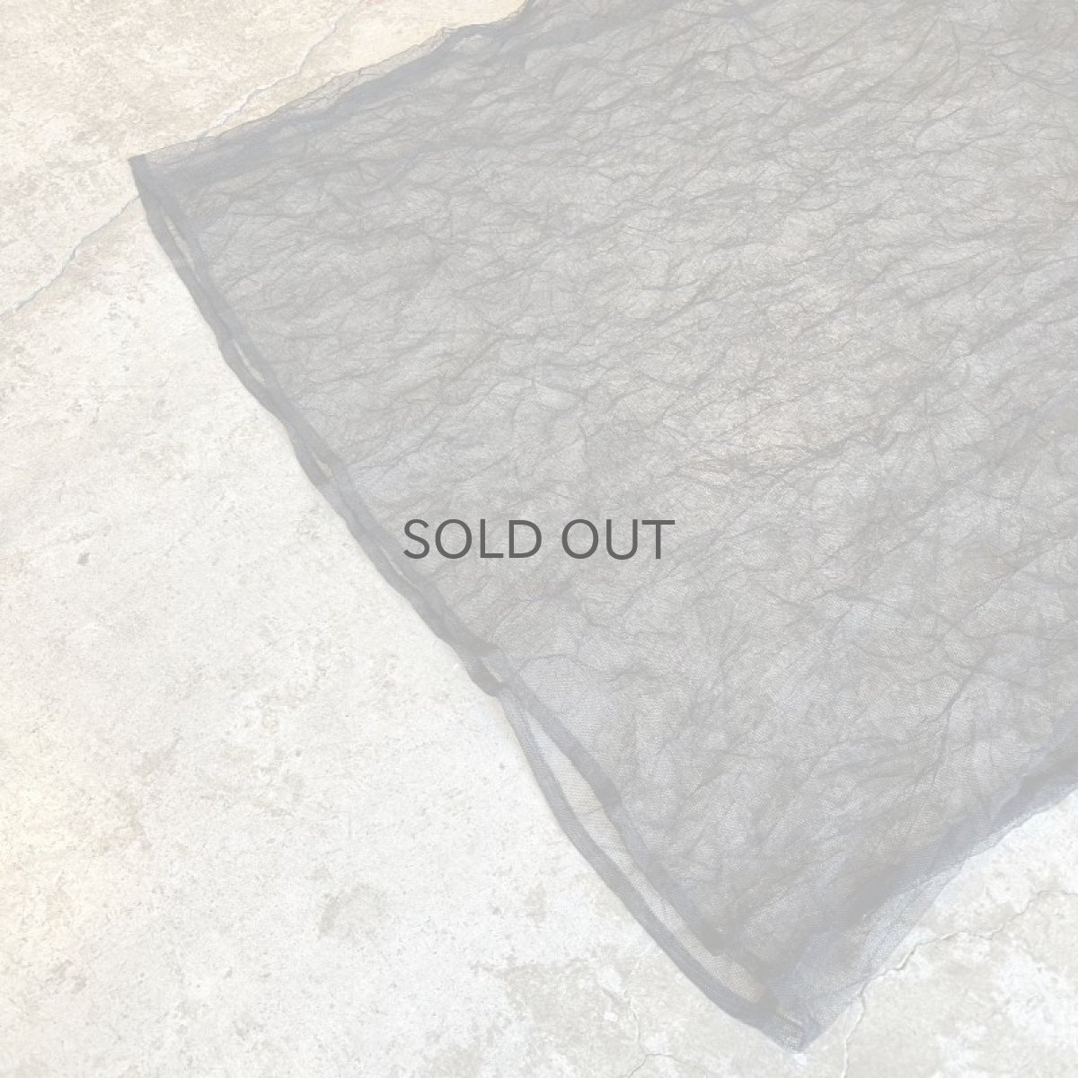 画像4: ALL OVER SHAGGY PATTERN DESIGN TULLE S/S TOPS / Ladies L　 (4)