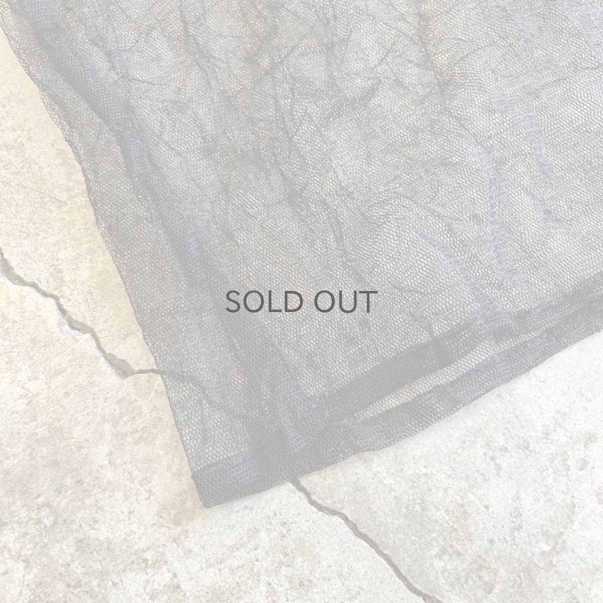 画像3: ALL OVER SHAGGY PATTERN DESIGN TULLE S/S TOPS / Ladies L　 (3)