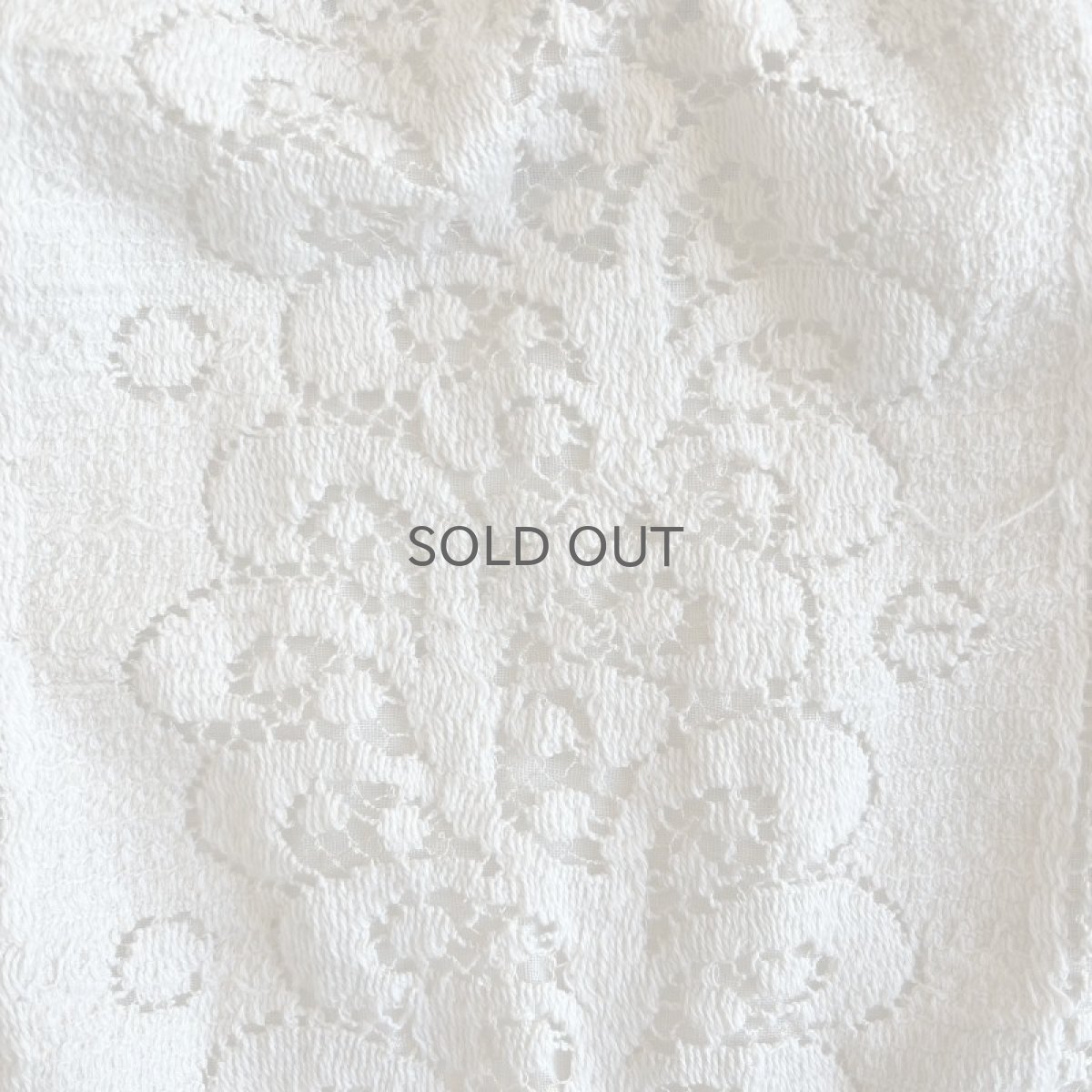 画像10: IVORY COLOR CROCHET DESIGN CAMISOLE / Ladies S(XS) (10)