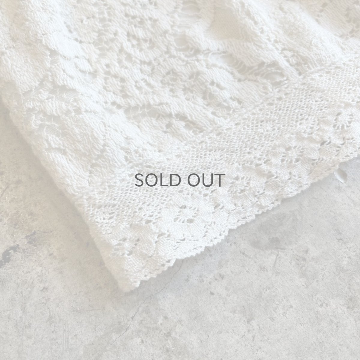 画像3: IVORY COLOR CROCHET DESIGN CAMISOLE / Ladies S(XS) (3)