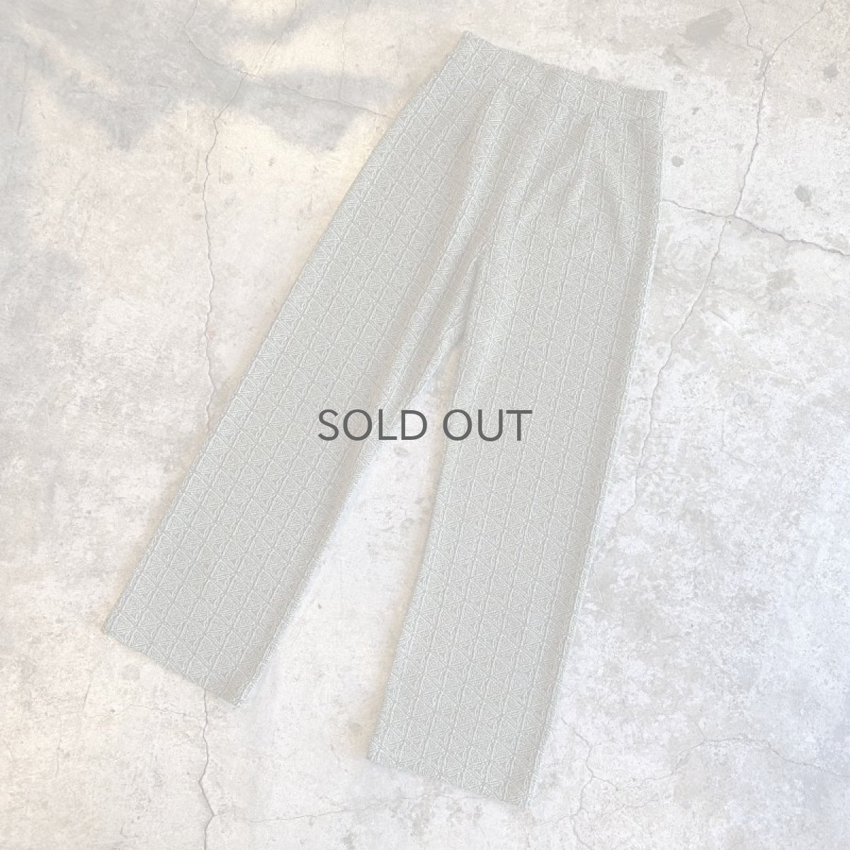 画像4: GEOMETRIC ALL OVER PATTERN GLITTER DESIGN PANTS / W24~W29 (4)