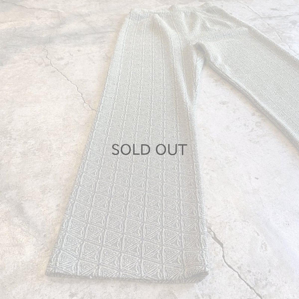 画像5: GEOMETRIC ALL OVER PATTERN GLITTER DESIGN PANTS / W24~W29 (5)