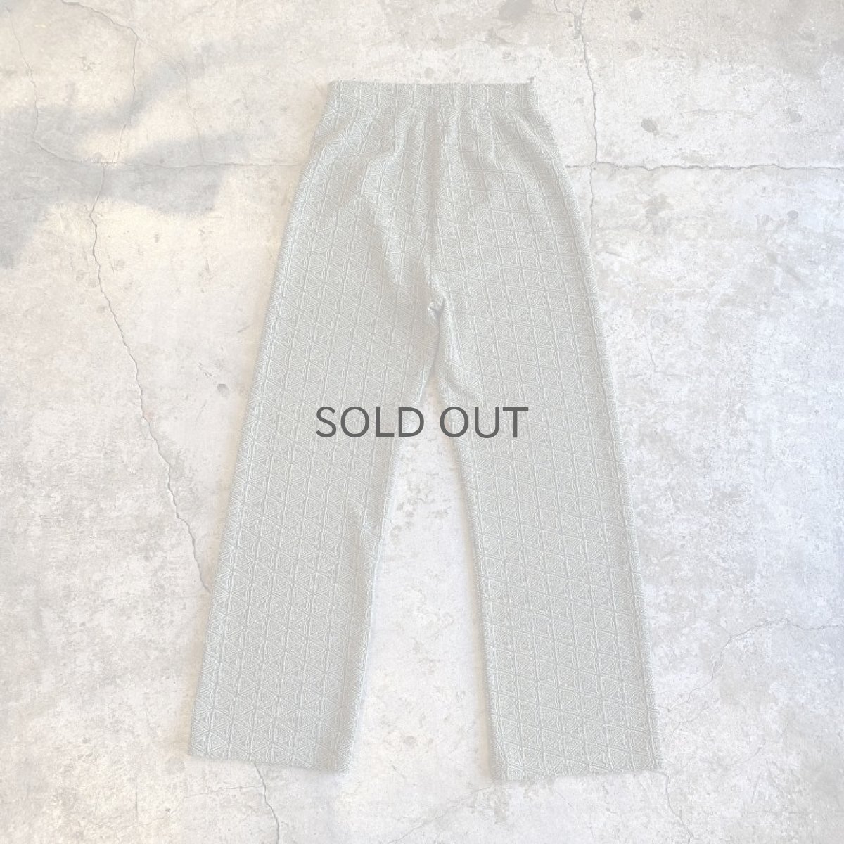 画像2: GEOMETRIC ALL OVER PATTERN GLITTER DESIGN PANTS / W24~W29 (2)