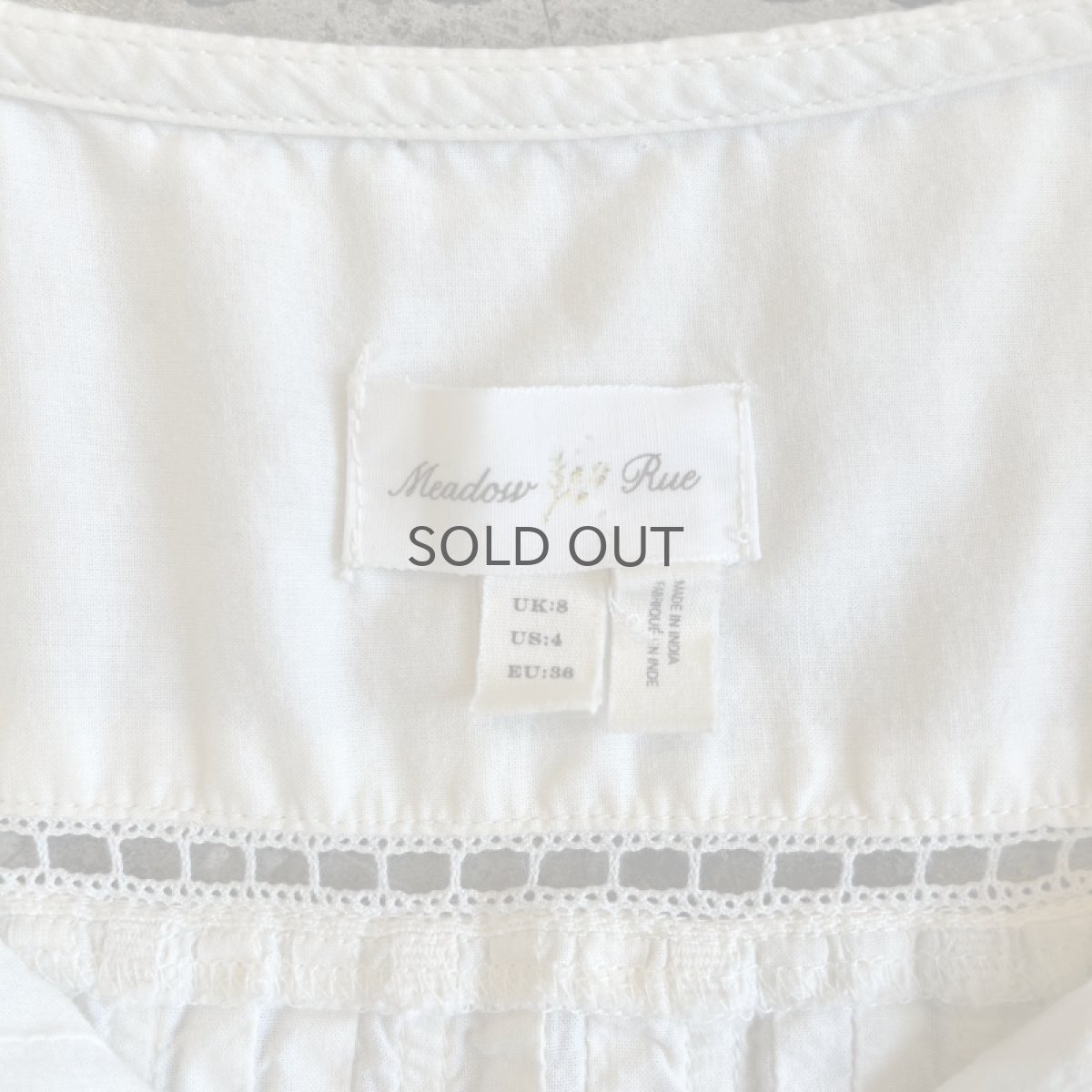 画像10: FRONT PLEATS SIDE RIBBON DESIGN SHORT VEST / Ladies XS(36) (10)