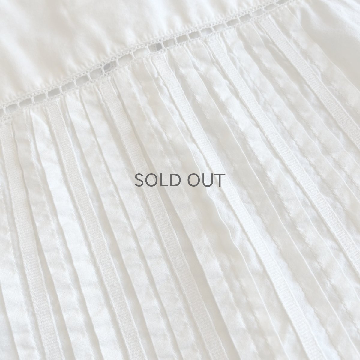 画像9: FRONT PLEATS SIDE RIBBON DESIGN SHORT VEST / Ladies XS(36) (9)