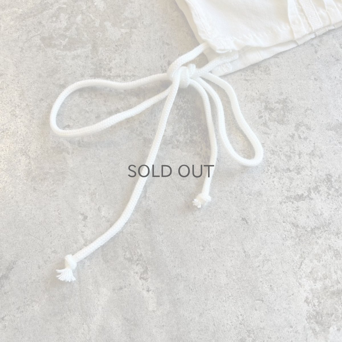 画像3: FRONT PLEATS SIDE RIBBON DESIGN SHORT VEST / Ladies XS(36) (3)