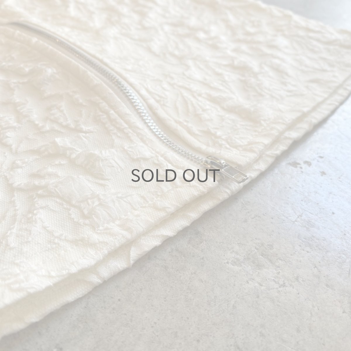 画像11: EMBOSS DESIGN FRONT ZIP STRAIGHT SKIRT / W26~W28 (11)