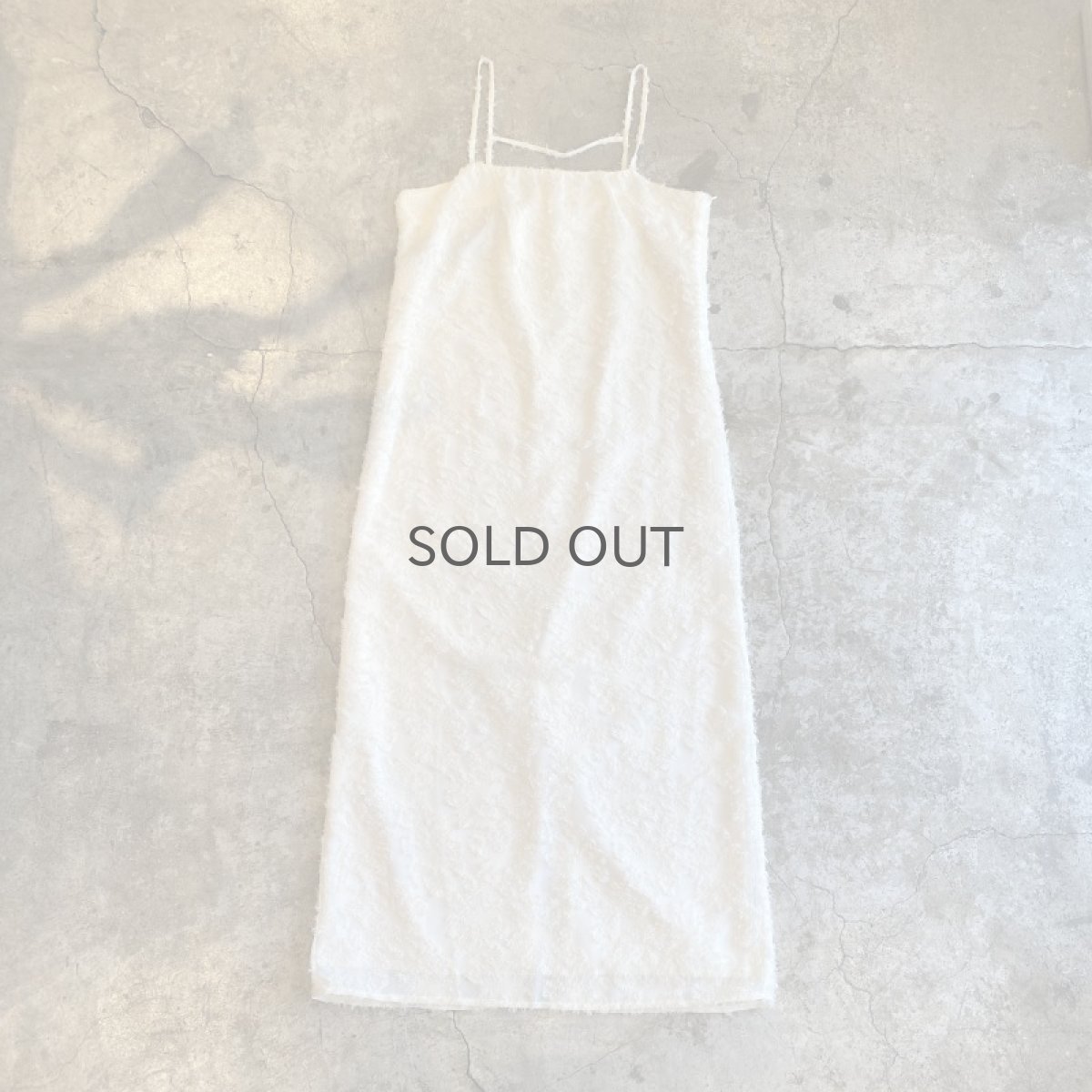 画像1: ALL OVER PATTERN DESIGN CAMISOLE ONE-PIECE / Ladies L (1)