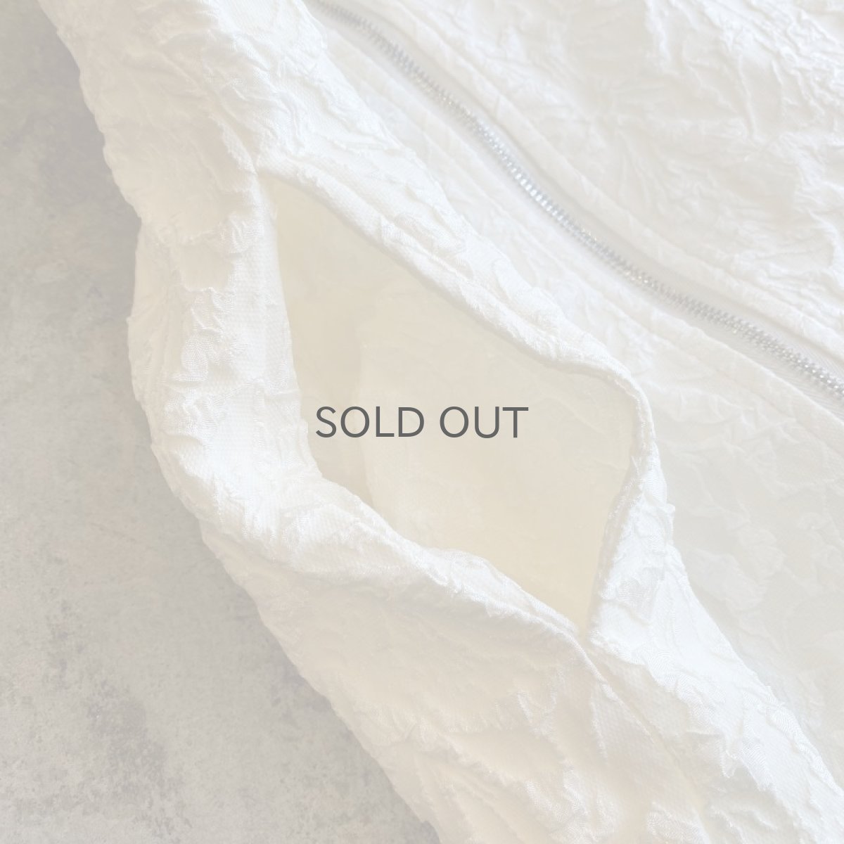 画像6: EMBOSS DESIGN FRONT ZIP STRAIGHT SKIRT / W26~W28 (6)