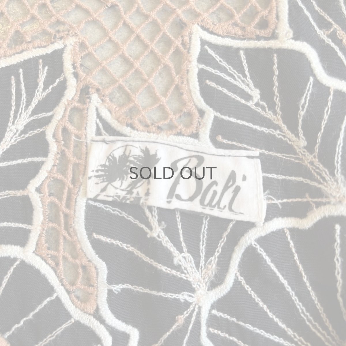 画像10: ALL OVER FLOWER EMBROIDERY DESIGN S/S TOPS / Ladies L (10)