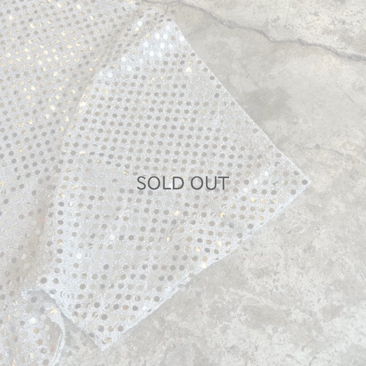 画像6: ALL OVER SILVER COLOR SEQUIN DESIGN S/S TOPS / Ladies M(S) / MADE IN USA (6)