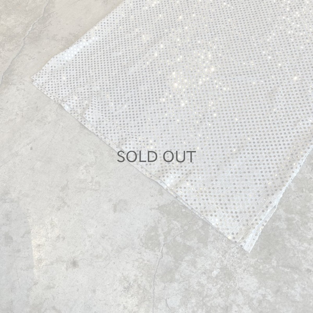 画像4: ALL OVER SILVER COLOR SEQUIN DESIGN S/S TOPS / Ladies M(S) / MADE IN USA (4)