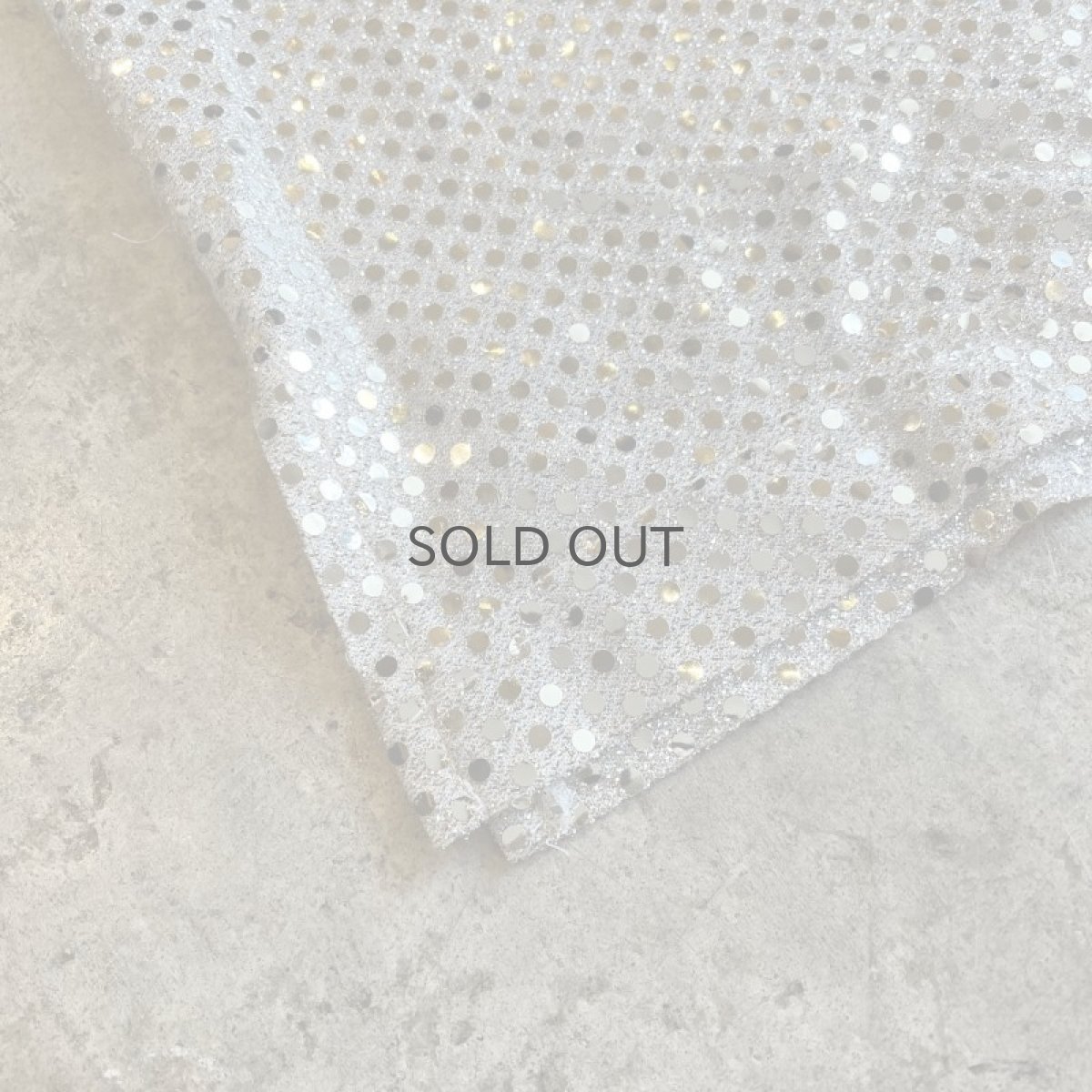 画像3: ALL OVER SILVER COLOR SEQUIN DESIGN S/S TOPS / Ladies M(S) / MADE IN USA (3)