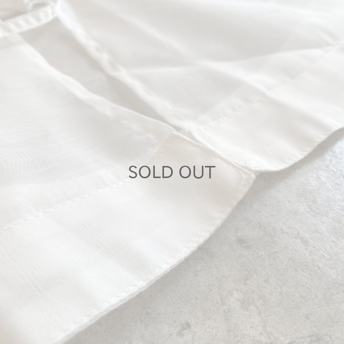 画像10: WHITE COLOR SHEER DESIGN COLLAR / Ladies M (10)