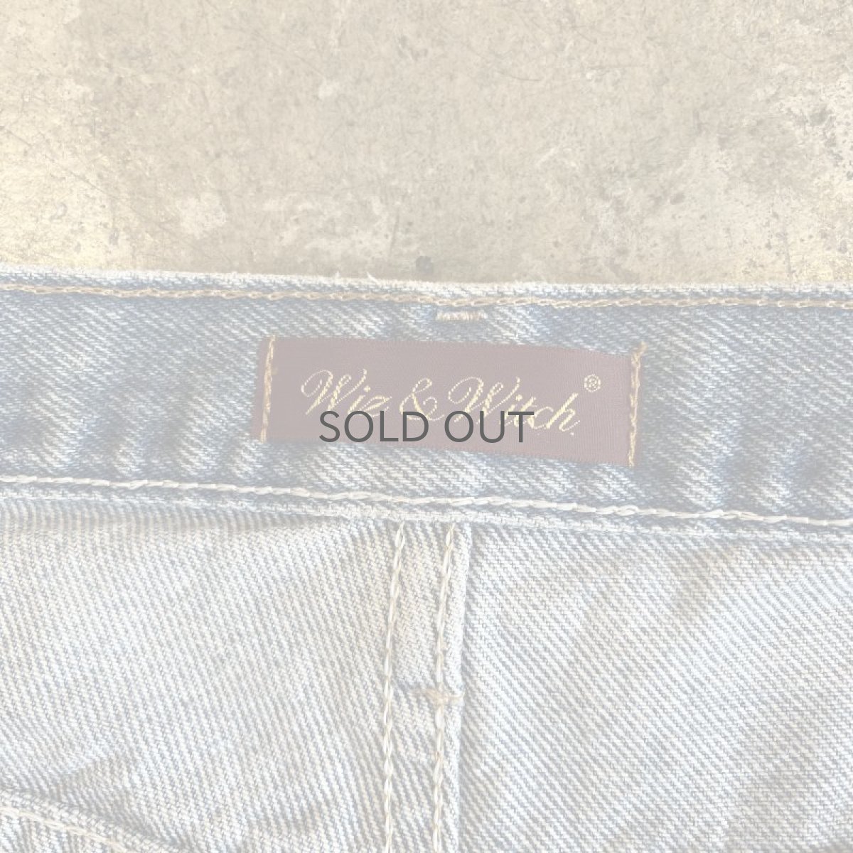 画像10: 【Wiz&Witch】"WEIRD" FUTURE WRAP DENIM PANTS / FREE (10)