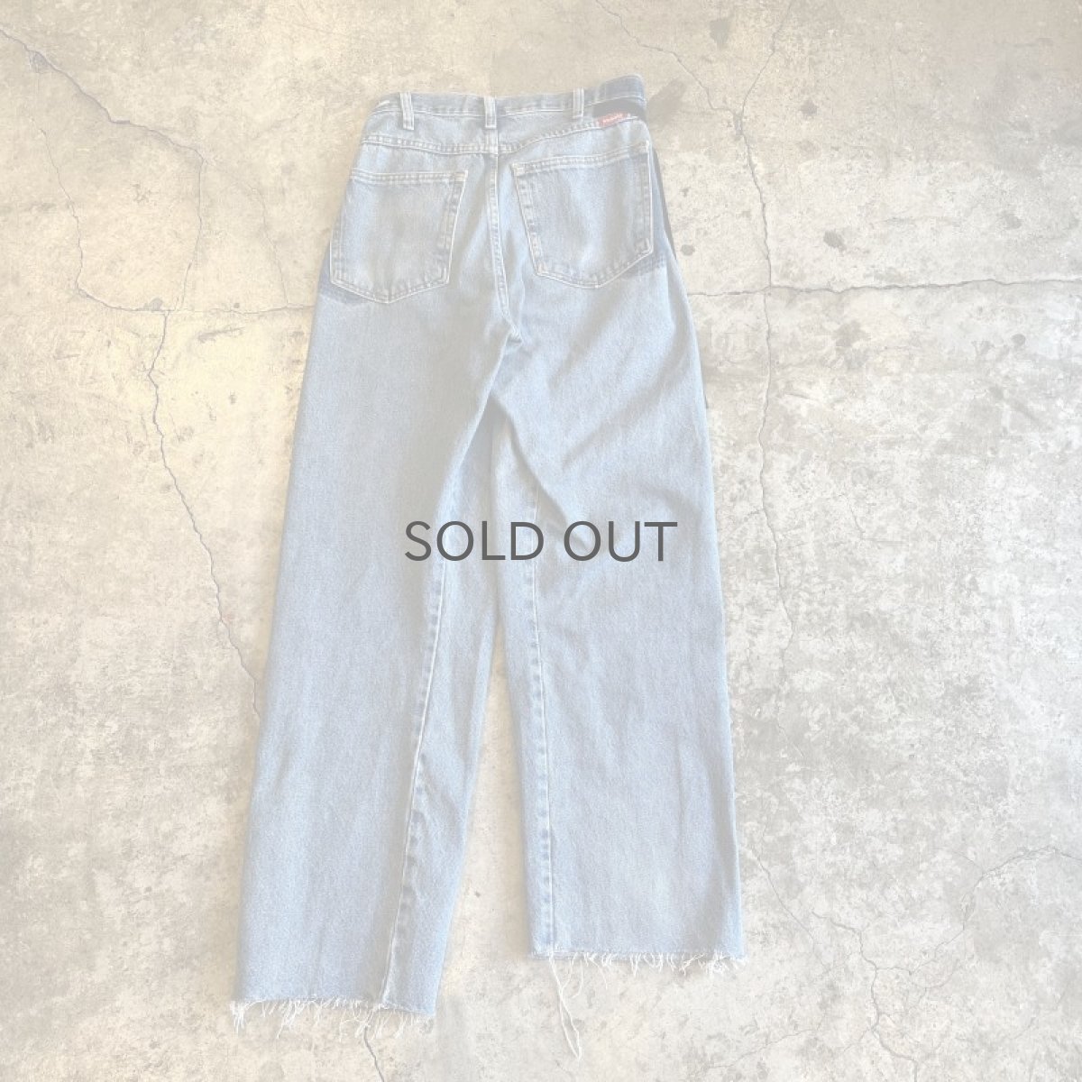 画像2: 【Wiz&Witch】"WEIRD" FUTURE WRAP DENIM PANTS / FREE (2)