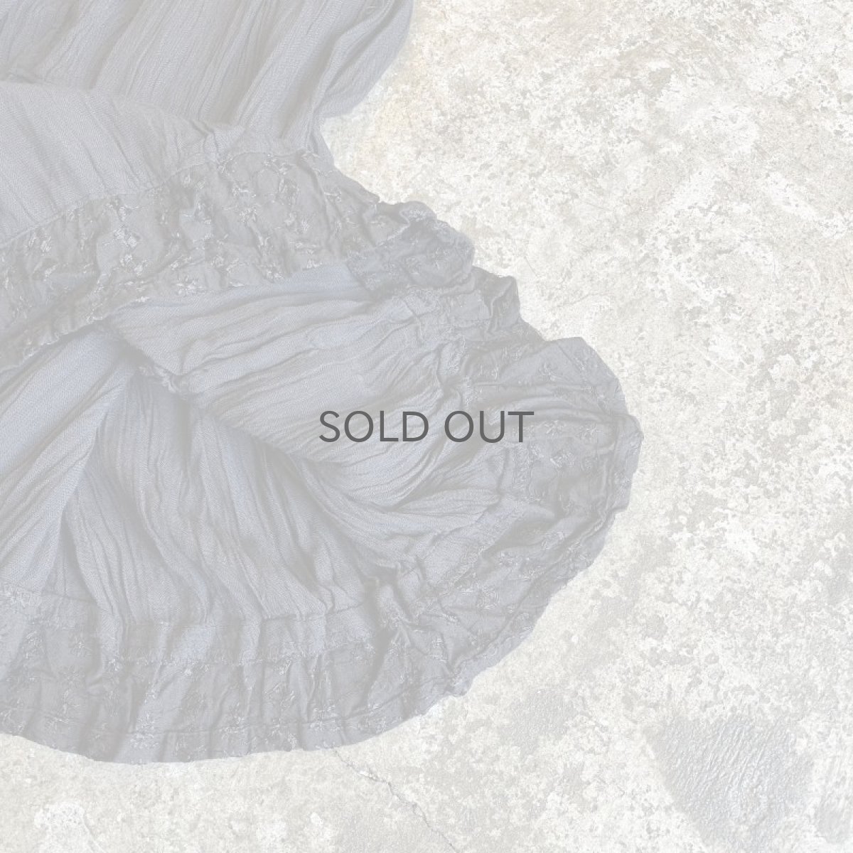 画像5: PATCHWORK BORDER PATTERN DESIGN GATHER FLARE SKIRT / W28~35 (5)