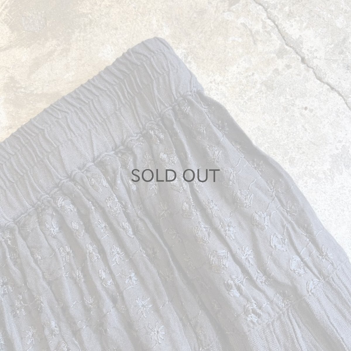 画像7: PATCHWORK BORDER PATTERN DESIGN GATHER FLARE SKIRT / W28~35 (7)