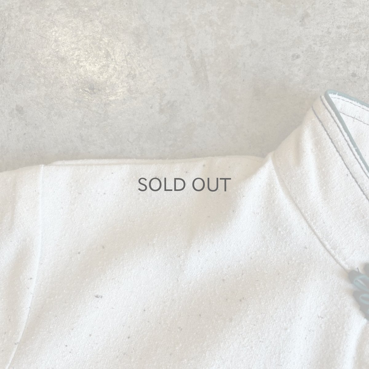 画像8: 2 POCKET DESIGN CHINA PIPING COLOR S/S SHIRT / Ladies M (8)