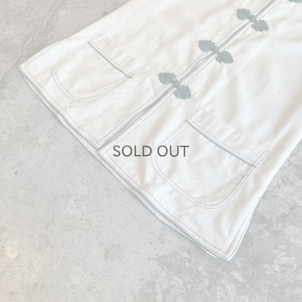 画像4: 2 POCKET DESIGN CHINA PIPING COLOR S/S SHIRT / Ladies M (4)