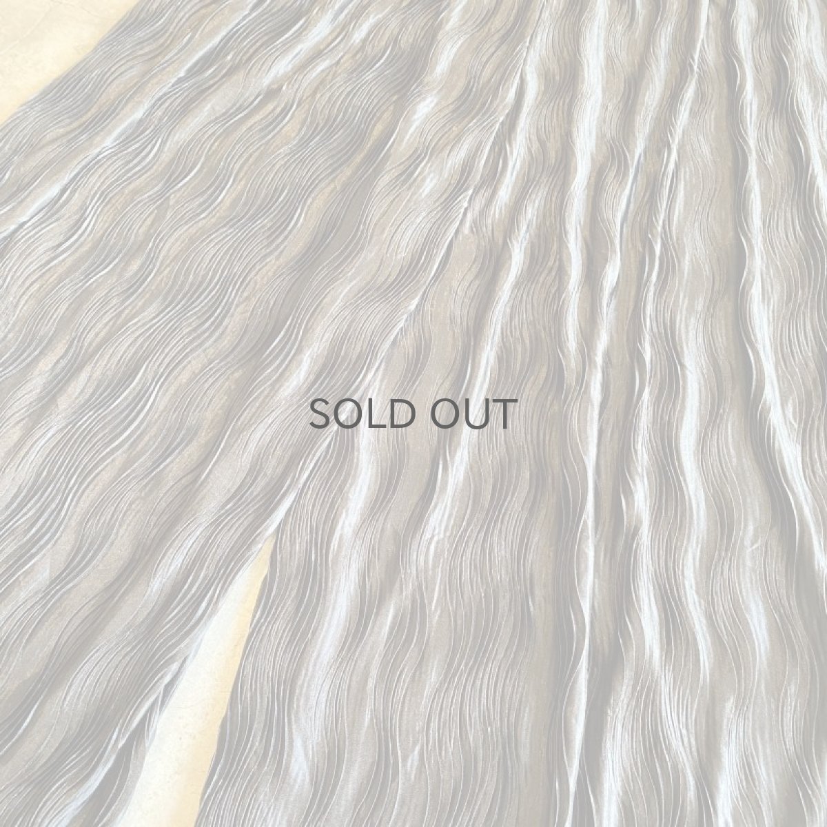 画像9: WAVE PLEATED DESIGN WIDE PANTS / W27~W33 (9)