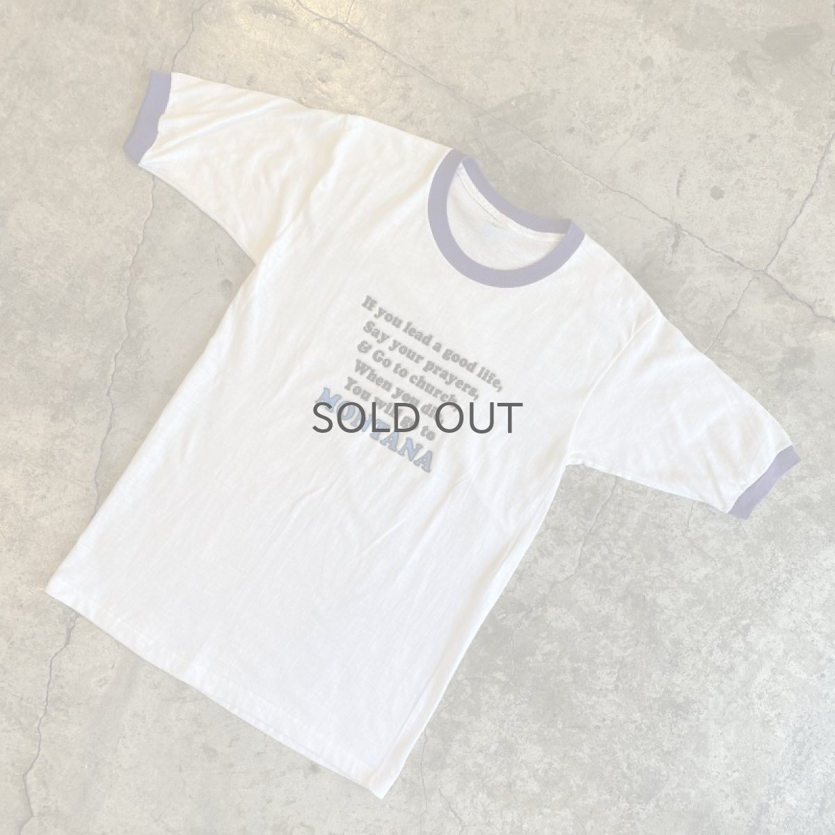 画像4: OLD POINT GLITTER PRINTED DESIGN RINGER S/S TEE / Ladies M (4)