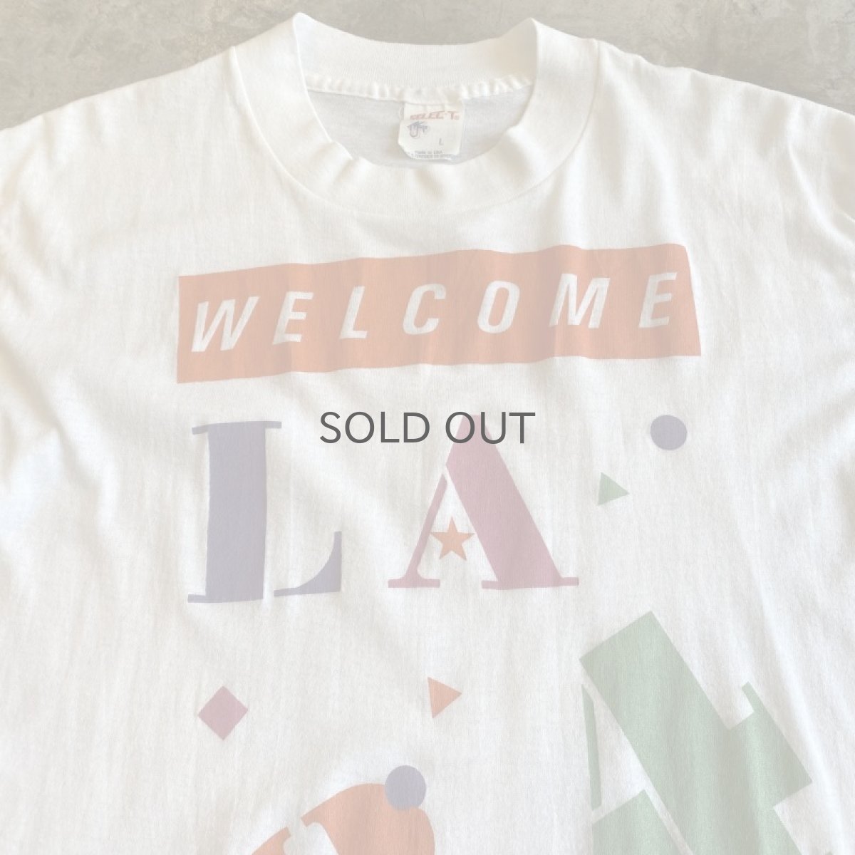 画像7: 80's LOS ANGELES OLYMPIC PRINTED S/S TEE / Ladies L / MADE IN USA (7)