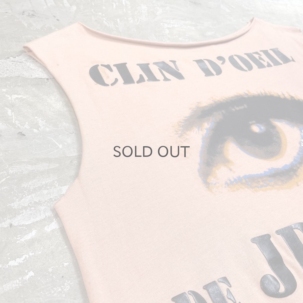 画像3: 【JEAN PAUL GAULTIER】EYE FRONT PRINTED N/S TEE / Mens M (3)